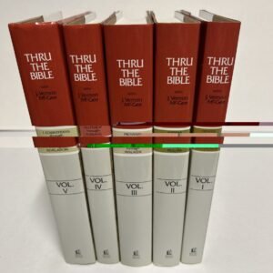 Thru the Bible J Vernon McGee - 5 Volume Complete Set Hardcover 1981-83 Like New