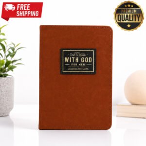 One Minute With God For Men Devotional Book – Premium Leather Cover 365 Daily In