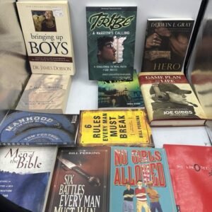 Christian Living Mens Book Lot of 12 Religious Faith Bible Devotion Purpose Enco
