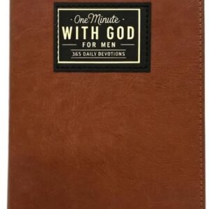 One Minute with God for Men, 365 Days of Daily Prayer Brown Book, Daily Devotion