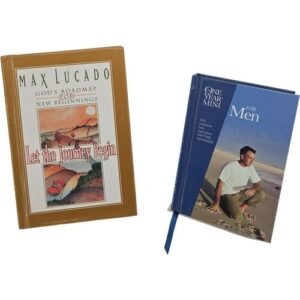 2 Christian Devotional Books God's Roadmap New Beginnings One Year Mini Men
