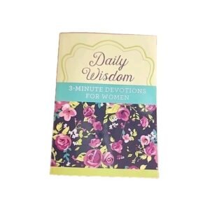 Daily Wisdom: 3-Minute Devotions  Paperback, by Publishing Barbour