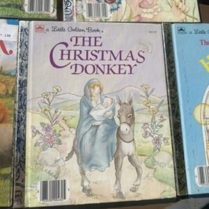 Vintage Little Golden Book Lot of 5 Religious Books Prayers Noahs Ark Hymns God