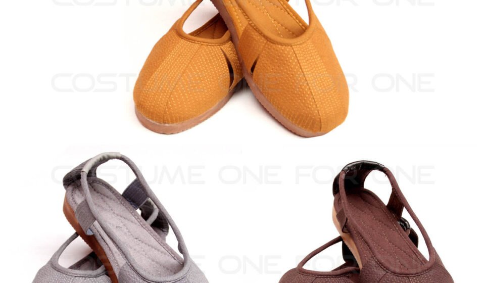 Zen Buddhist Meditation Temple Clergy Monk Kungfu Cloth Shoes Arhat Footwear