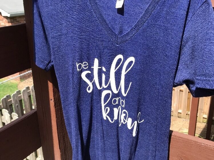 Be Still And Know Top Psalms 46 Confidence Grace Bible XS Christian Gift Blue