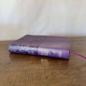 Vintage KJV Holy Bible 1998 Purple Soft Leather by Holman