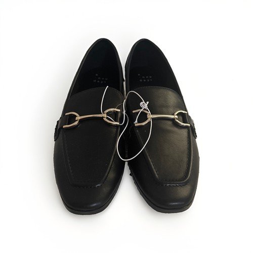 A New Day Loafers Womens Shoe Sz 7 Black Memory Foam Church Work Formal