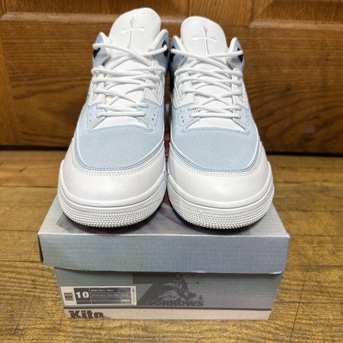 Kito Wares Jordan 3 Style Mother Mary Tribute Mens Size 10 New w/box Rare White