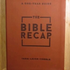 The Bible Recap Deluxe Edition Tara-Leigh Cobble Faux Leather Study - Like New