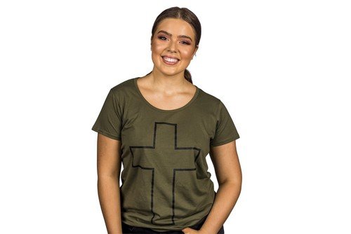 Ladies Christian Shirt – Religious Cross – Gifts for Christians – Faith Apparel