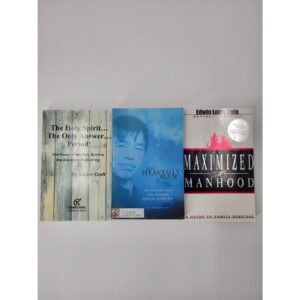 Christian Book Lot Heavenly Man Maximized Manhood Holy Spirit Only Answer 3Books