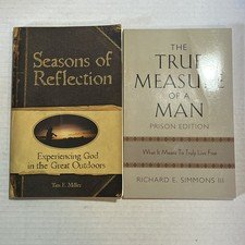 Lot 2 Christian Living Books For Men Experiencing God The True Measure Of A Man