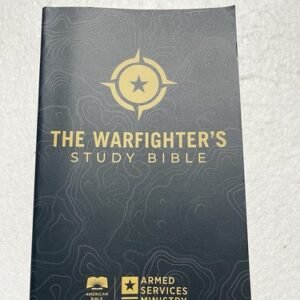 WARFIGHTER'S STUDY HOLY BIBLE American Armed Services Ministry Like New