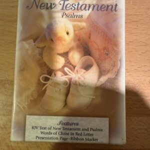 New Testament Psalms KJV White, Paperback, Like New In The Original Box