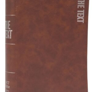 NET, The TEXT Bible, Leathersoft, Brown, Comfort Print: Uncover t .. Like New