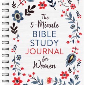 The 5-Minute Bible Study Journal for Women - Spiral-bound - VERY GOOD