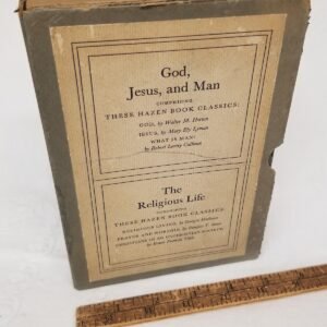 1953 God Jesus What is Man Religious Living Prayer Worship Hazen Book Classics