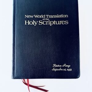Vintage 1984 New World Translation Holy Scriptures Reference Bible Personalized