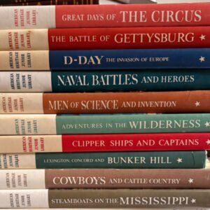 American Heritage Junior Library Books Pick Choose History Hardcovers HC Vtg