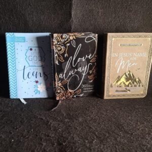 BroadStreet 3 Book Lot 365 Devotions Teens Couples Men Faux Leather HC Set