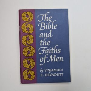 Vtg Bible & Faiths of Men Book Vijnamuri Devadutt Friendship Press NY Christian