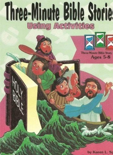 Three Minute Bible Stories Using Activities by Karen Spenser (1994) VERY GOOD