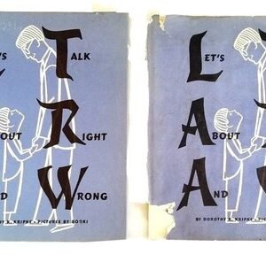 Let's Talk About Right and Wrong Childrens Spiritual Book - Dorothy Kripke USA