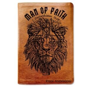 Personalized Bible for Men, NLT Reference, Custom Bible for men Name Engraved