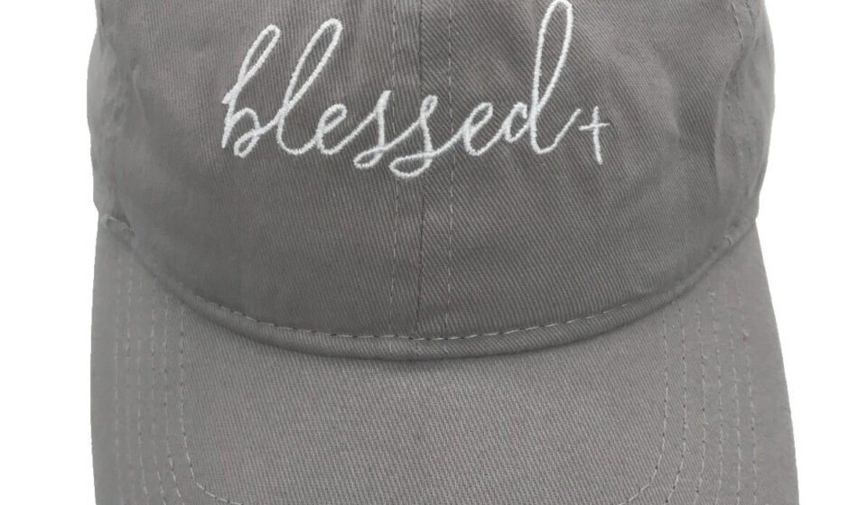 Blessed Religious Religion Strap Back Adult Adjustable Embroidered Baseball Cap