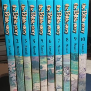 Vintage THE BIBLE STORY Arthur S. Maxwell Complete Set of 10 LIKE NEW