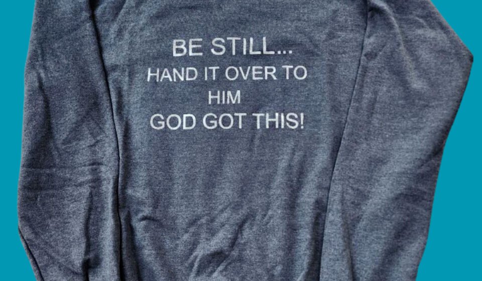 WOMEN’S SWEATSHIRT UNISEX LOOSE FIT COMFY CHRISTIAN WORDING CHRISTIAN APPAREL