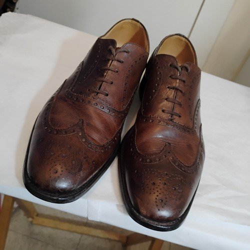 Church’s Custom Grade Chetwynd Wing Tip Oxford Brogue Shoes Men’s UK 8.5