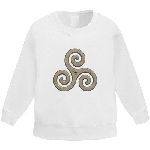 ‘Celtic Triskelion Triple Spiral Symbol Design’ Kid’s Sweatshirt (KW057771)