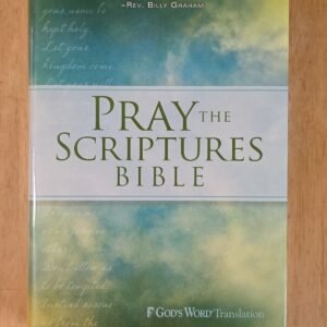 Pray The Scripture Bible God's Word Translation HC/DJ Bethany House Like New