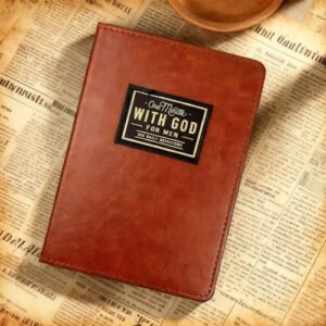 One Minute with God for Men, 365 Days of Daily Prayer Brown Book, Daily Devotion