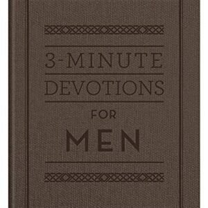 3-Minute Devotions for Men [Imitation Leather] Compiled by Barbour Staff