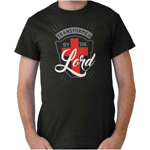 Transformed By The Lord Christian Jesus God Adult Short Sleeve Crewneck Tee
