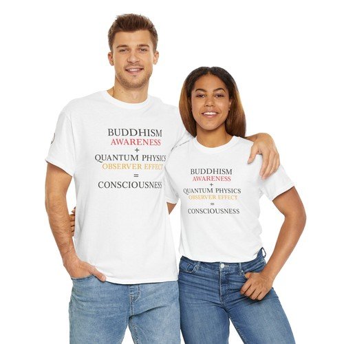 Spiritual Awareness, Lifestyle Quantum Physics Shirt, Observer Effect Apparel