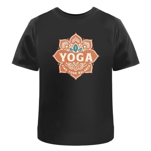 ‘Yoga Find Your Balance’ Unisex T-Shirt – 100% Cotton (S-XXL) (TA055371)