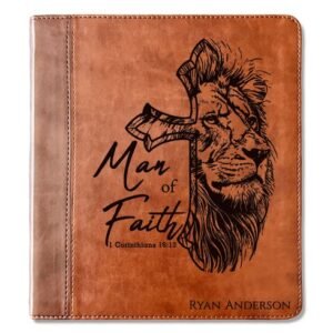 Personalized Bible for Men, ESV Journaling Study Bible, Custom Name Engraved