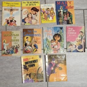 Lot Of 10 1963 - 1993  Vintage Children's Christianity Christian Religious Books