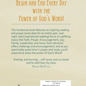 Daily Devotions for Men Morning & Evening Edition by Compiled by Barbour Staff
