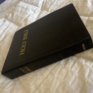National Bible Press Holy Bible KJV Black Leather Like New