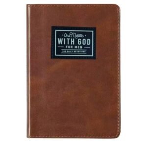 Compact Daily Prayer Journal for Men: Elegant Faux Leather, 365 Days of Devotion