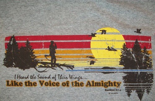 T-Shirt I Heard the Sound of Their Wings Like The Voice of the Almighty