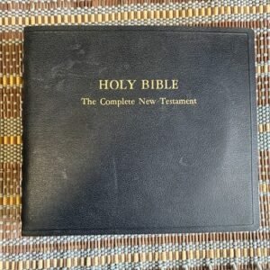 Vintage 1953 Holy Bible The Complete New Testament Audio Record Book