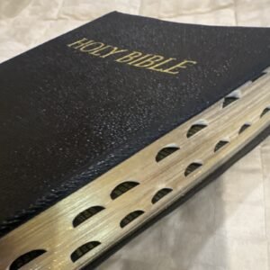Like New Leather Bible KJV Thumb Index Red Letter - National Bible Press