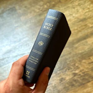 Crossway ESV Pocket Bible Buffalo Leather Deep Brown w/ Box - LIKE NEW, no notes