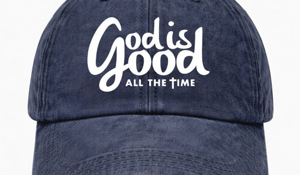 Christian Hat God Is Good All The Time Baseball Cap Church Faith Gift Adjustable