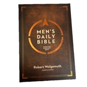 CSB Men's Daily Bible, Brown Genuine Leather by C. S. B. Bibles CSB Bibles by...